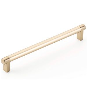 Emtek Select Cabinet Pull 10 C-C Brass Smooth